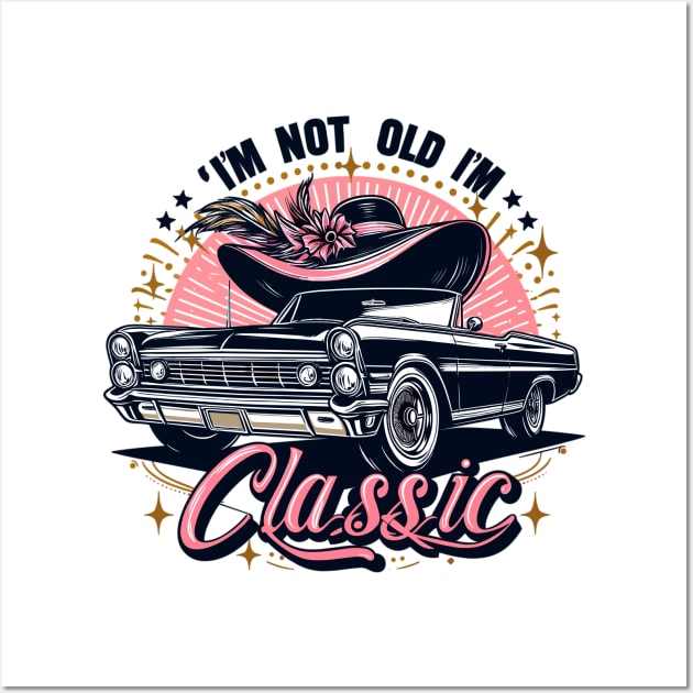 Classic Car Wall Art by Vehicles-Art